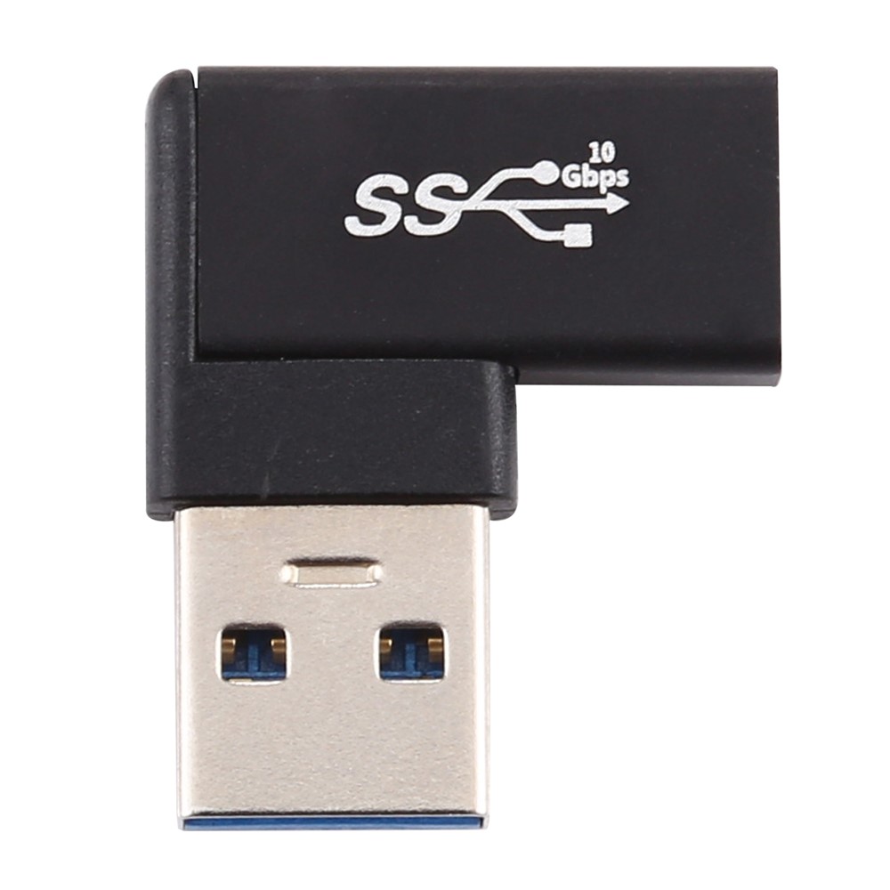 Ângulo Direito De 90 Graus Tipo C Feminino Para USB 3.0 Adaptador De Dados Masculino 10Gbps Para Laptop Desktop PC-3