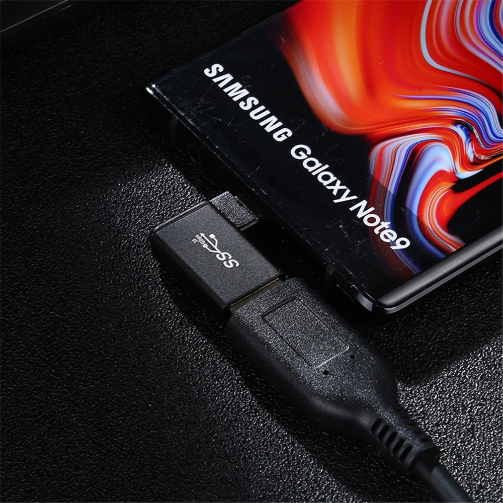 Ângulo Direito De 90 Graus Tipo C Feminino Para USB 3.0 Adaptador De Dados Masculino 10Gbps Para Laptop Desktop PC-4