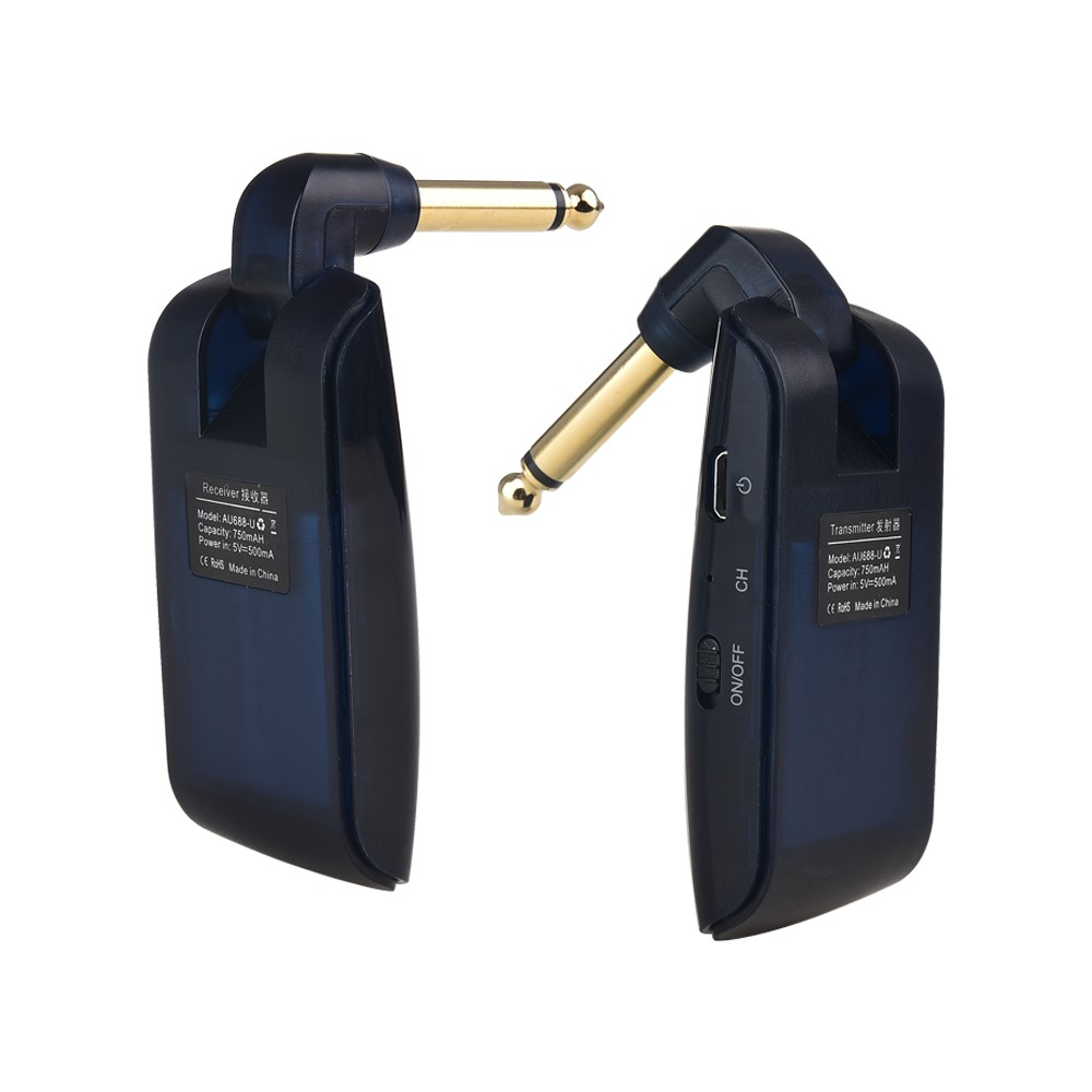 AU688-U Electric Guitar Wireless Mini Transmitter Receiver Adapter UHF Guitar Accessories-4