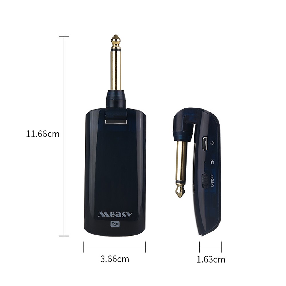 AU688-U Electric Guitar Wireless Mini Transmitter Receiver Adapter UHF Guitar Accessories-8