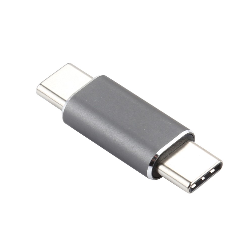 Adaptateur Mâle De Type C Sur Adaptateur Mâle De Type C Convertisseur En Alliage D'aluminium D'adaptateur Mâle