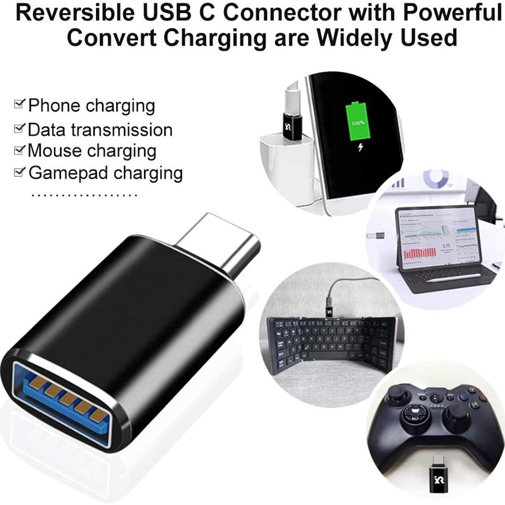 XQ-ZH004 Type-C to USB 3.0 Adapter Data Charging OTG Connector Converter for Mobile Phone Laptop PC-6
