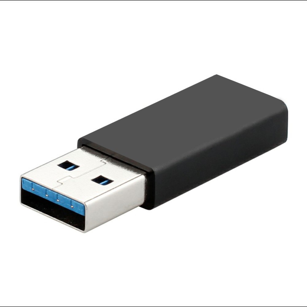 Aluminum Alloy USB 3.1 Type-C Female to USB A Male Adapter Data Sync Converter - Black-8