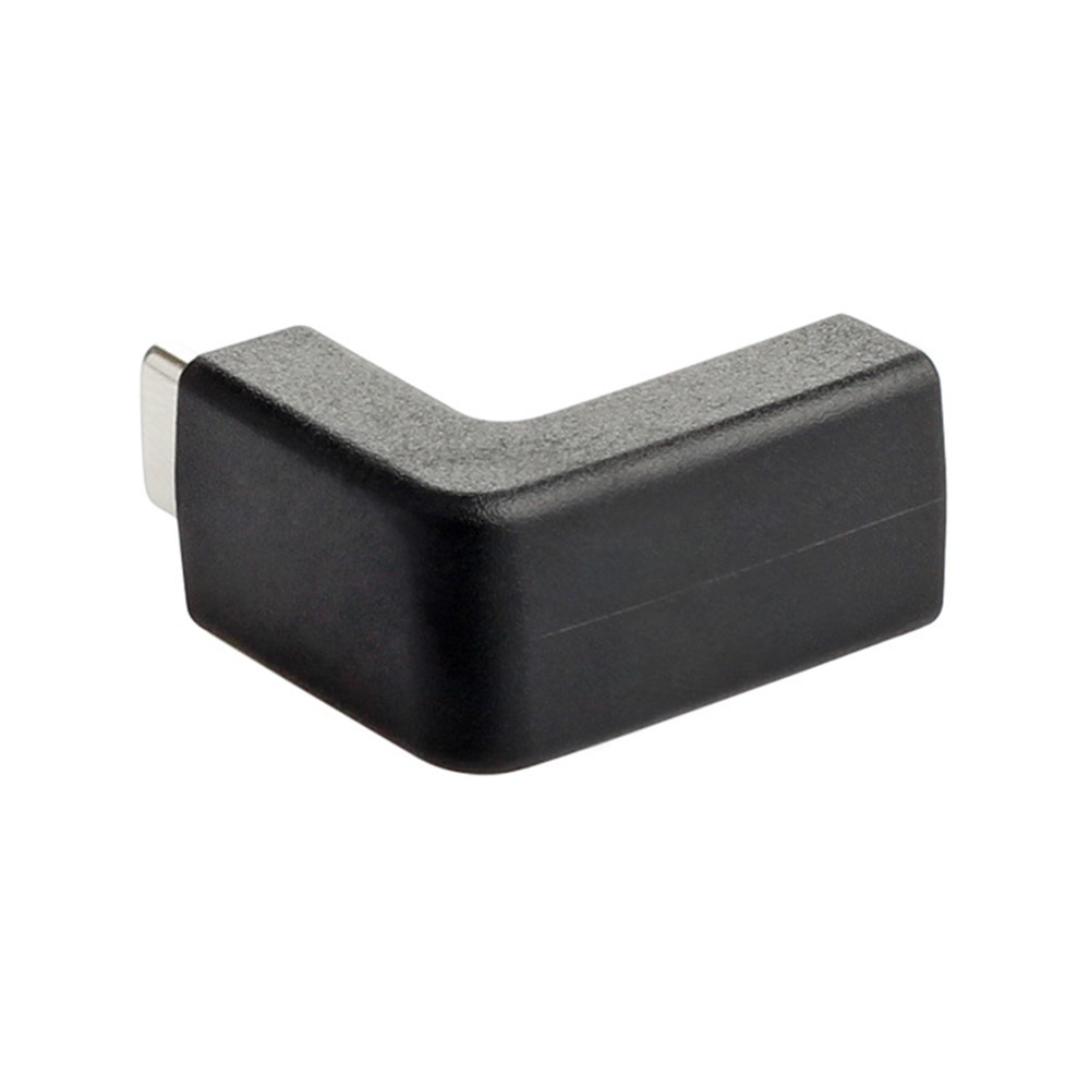 USB 3.1 Type-C Male to Female Adapter 90 Degree Right Angle Connector for MacBook Samsung Galaxy S10-2