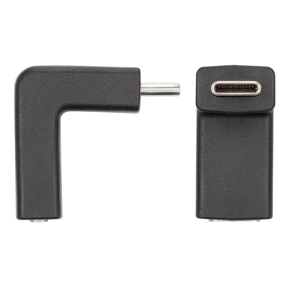 USB 3.1 Type-C Male to Female Adapter 90 Degree Right Angle Connector for MacBook Samsung Galaxy S10-4