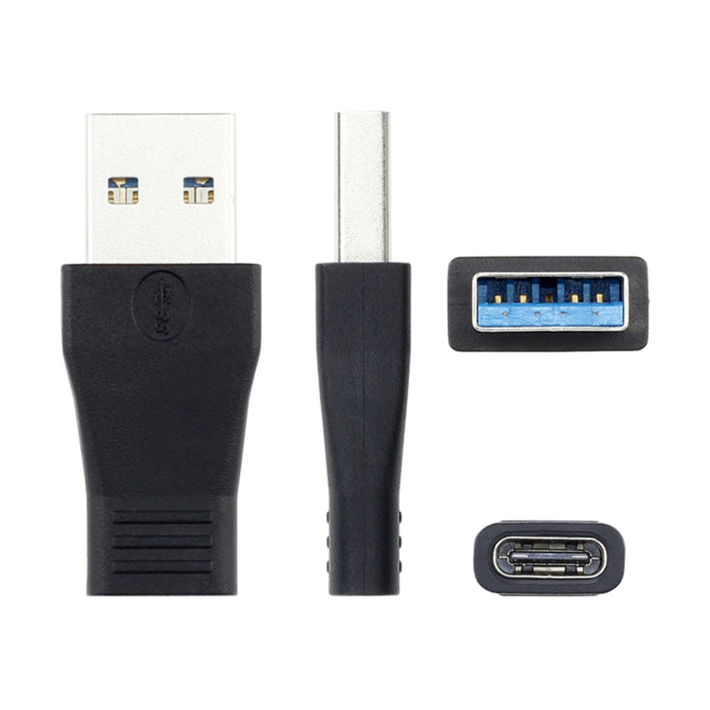 USB 3.1 Type C Female to USB 3.0 A Male OTG Adapter Nickel-Plated Sync Data Converter Connector-2