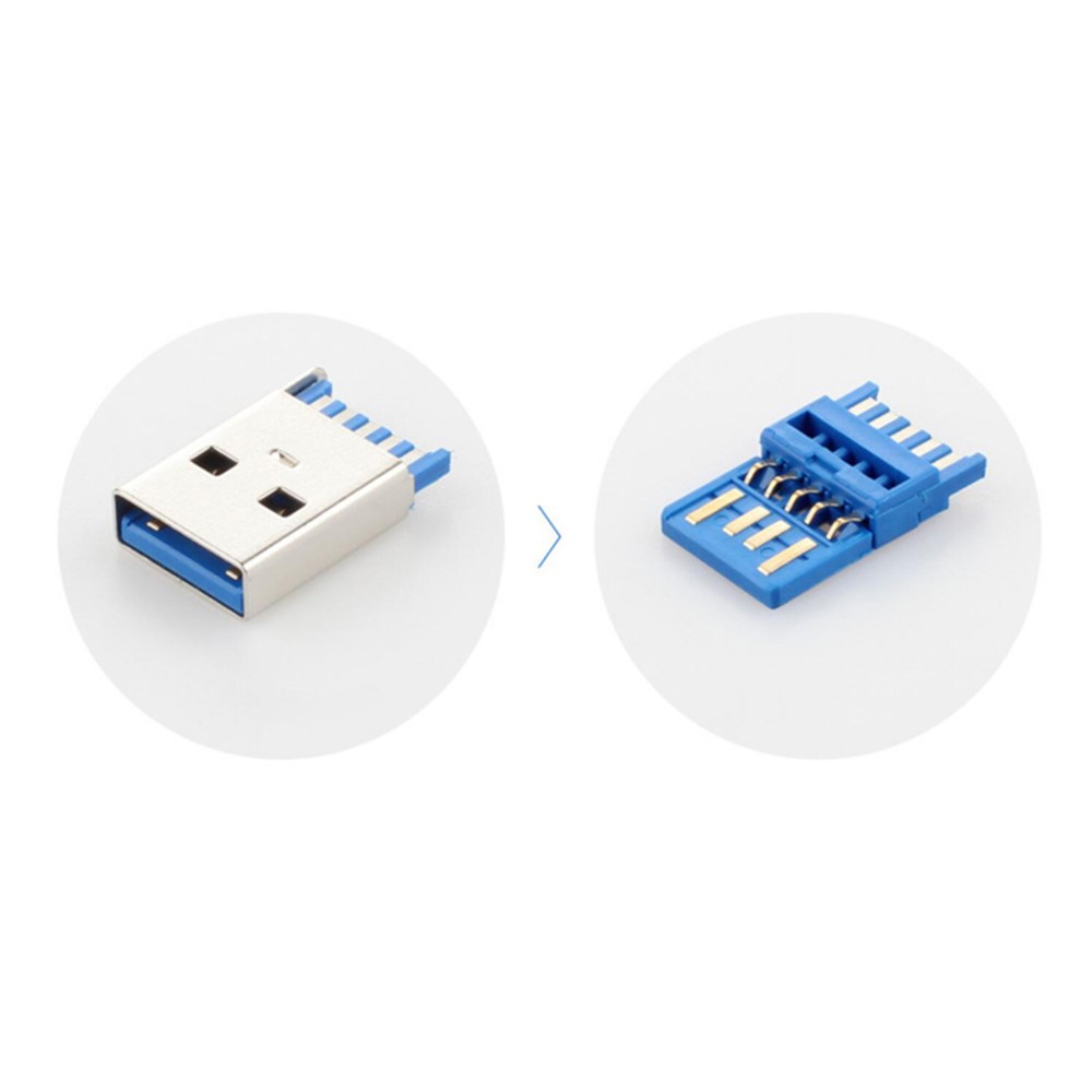 USB 3.1 Type C Female to USB 3.0 A Male OTG Adapter Nickel-Plated Sync Data Converter Connector-4
