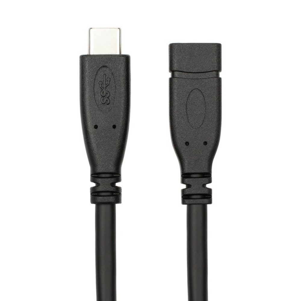 0.2m 16 Cores 10 Gbps High-Speed USB 3.1 Gen 2 Male to Female USB-C Extension Cable Type-C Data Sync Charging Cable for Computers - Black-9