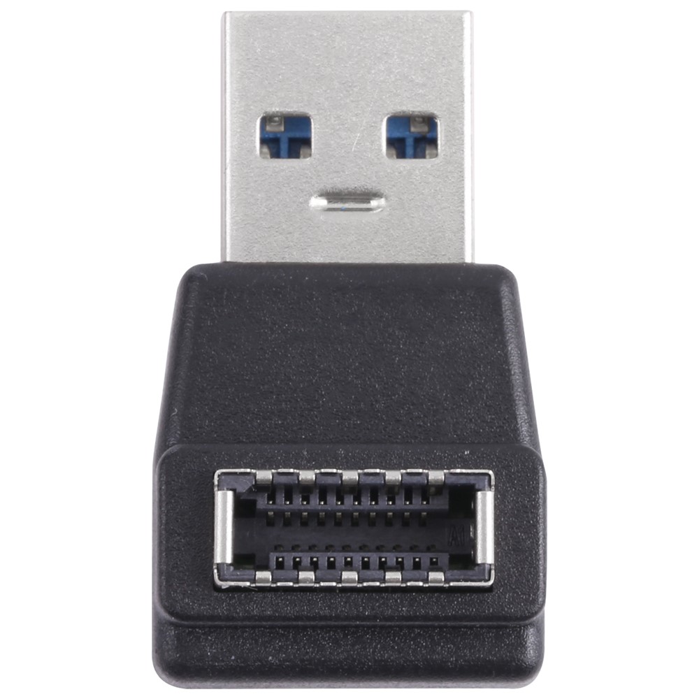 Type E Female to USB 3.0 Male Converter Extension Adapter for PC Motherboard-3