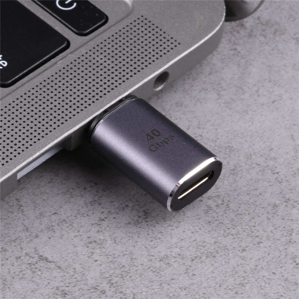 40Gbps Type-C Male to Type-C Female Aluminum Alloy Magnetic Suction Adapter Converter-5