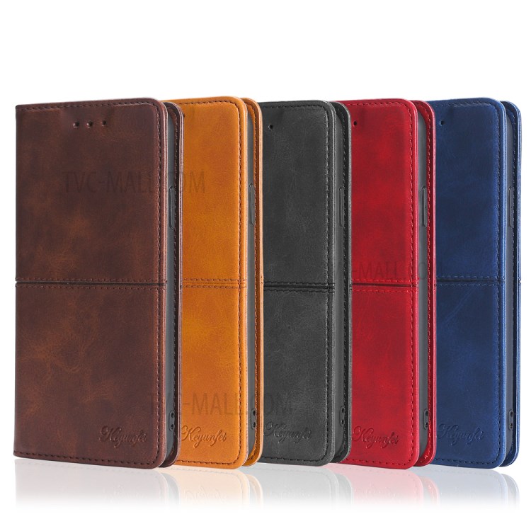 Auto-absorbed Leather Stand Protector Case with Card Slots for OnePlus Nord N100 - Black-7