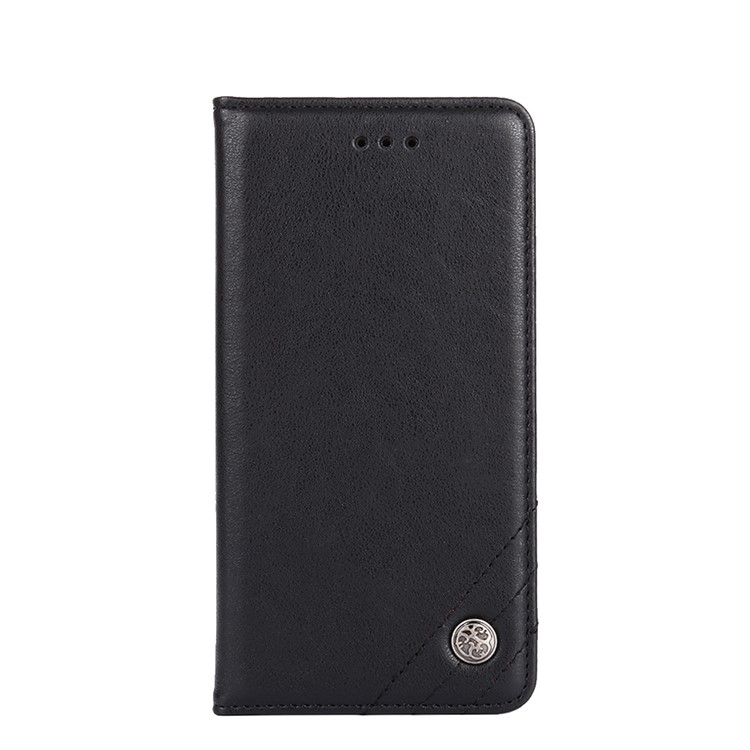 Retro Texture Wallet Stand Protector Leather Case for OnePlus Nord N100 - Black-2