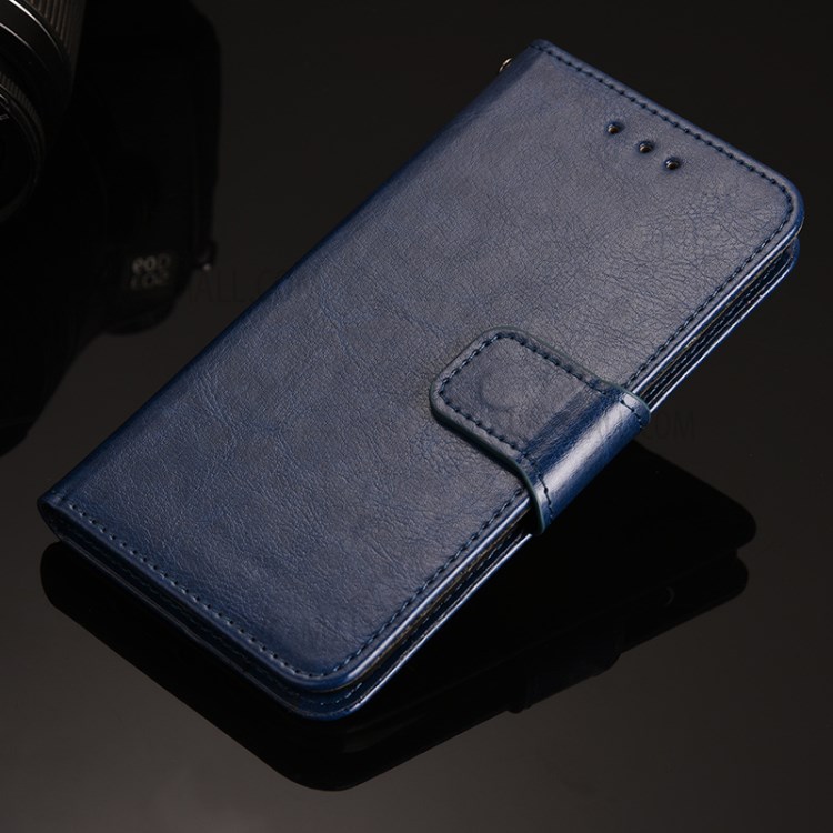 Wallet Stand Case for OnePlus Nord N10 5G Soft Leather Cover - Dark Blue-7
