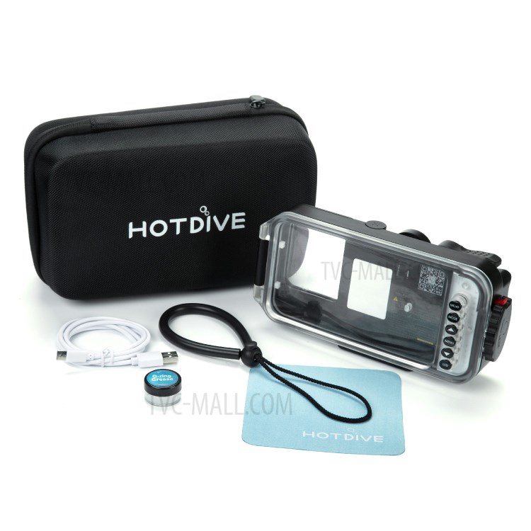 Hotdive H1-Pro Multi-funzionale Smart Phone Smart Phone Smart Phone Impermeabile Coperchio Diving Shell Con Luce Di Riempimento-1