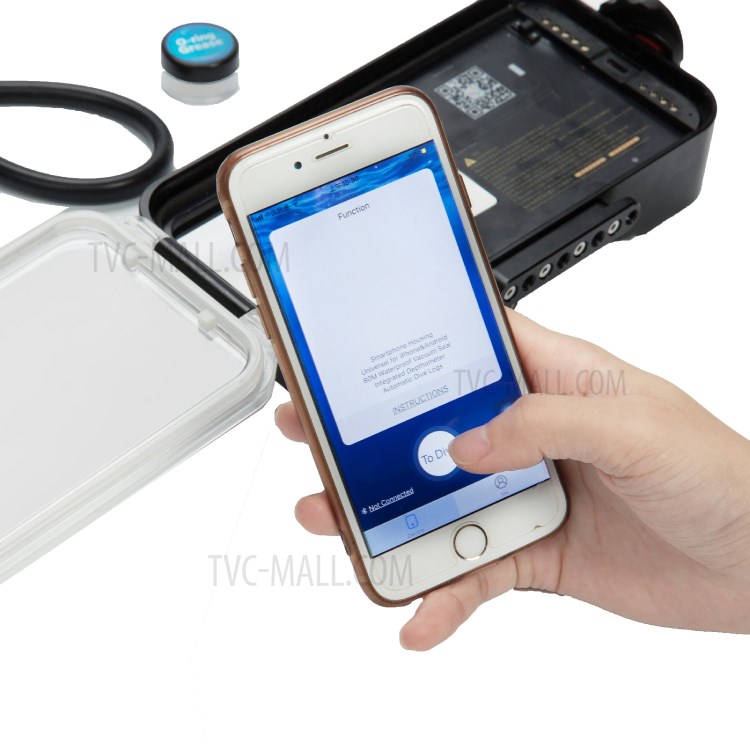 Hotdive H1-Pro Multi-funzionale Smart Phone Smart Phone Smart Phone Impermeabile Coperchio Diving Shell Con Luce Di Riempimento-14