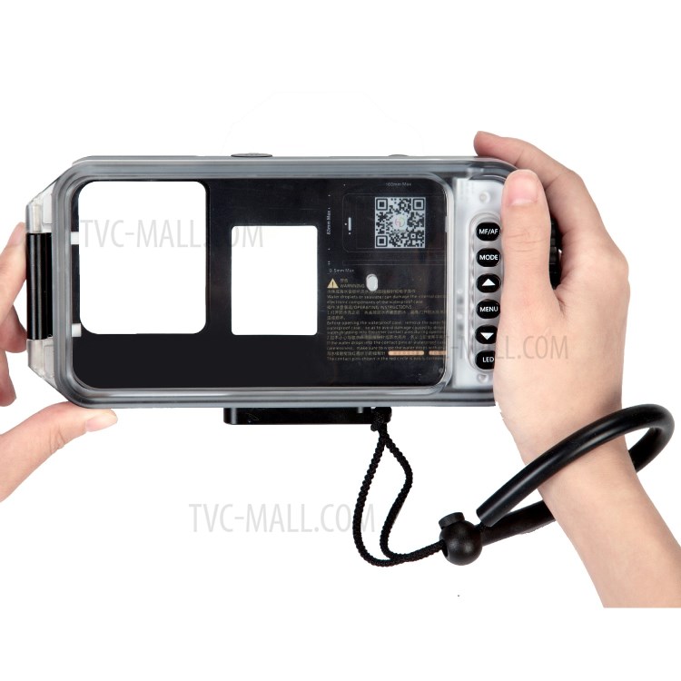 Hotdive H1-Pro Multi-funzionale Smart Phone Smart Phone Smart Phone Impermeabile Coperchio Diving Shell Con Luce Di Riempimento-4