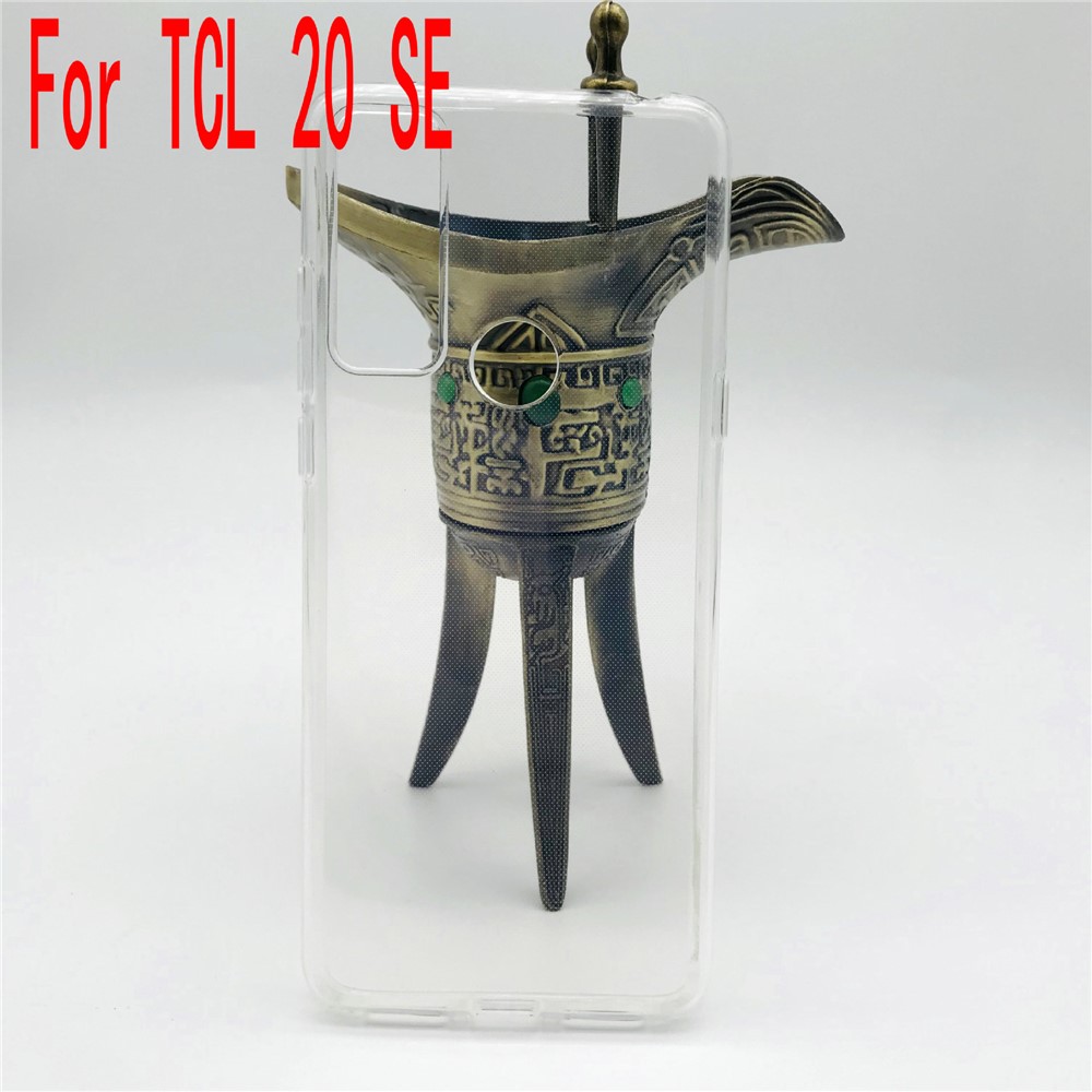 1.5mm Thickness Transparent TPU Phone Protective Case Cover Shell for TCL 20 SE-5