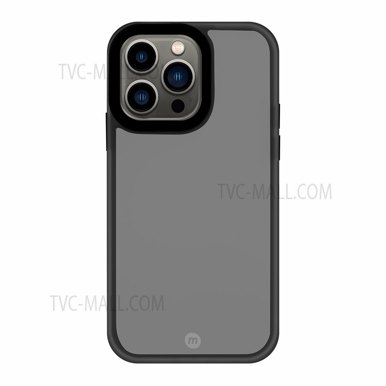 MOMAX 2-in-1 Shockproof Lens Protection Anti-Fall PC+TPU Phone Case for iPhone 13 Pro Max 6.7 inch - Black-1