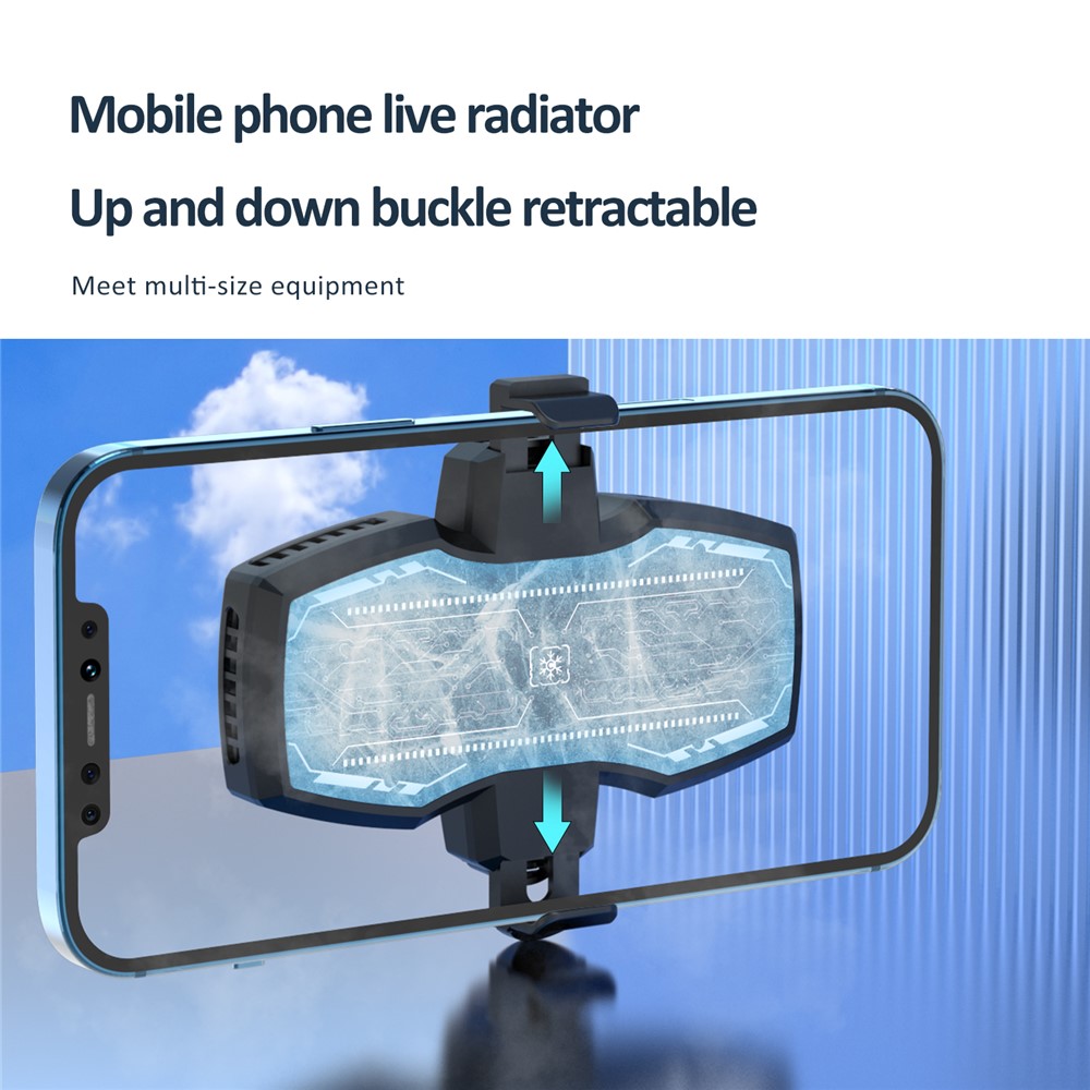 K4A Téléphone Mobile Radiateur Refroidissement Ventilateur Smartphone En Direct Streaming Dissipation De Chaleur Refroidisseur-2