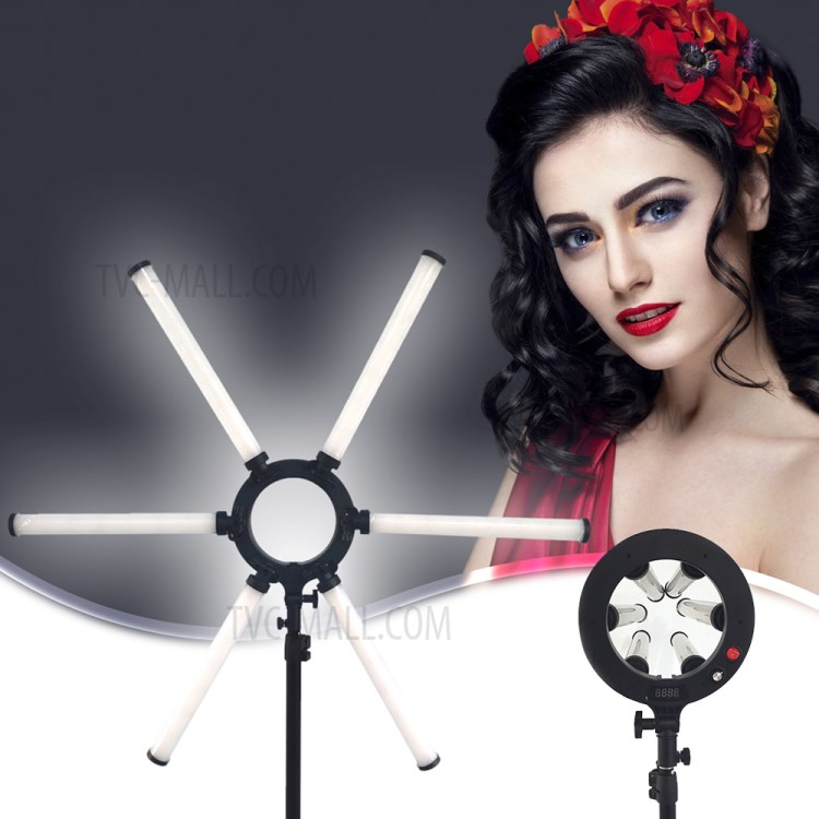 BX-36 Detachable Light Bars 120W Dimmable Bi-Color LED Ring Light with Stand-10