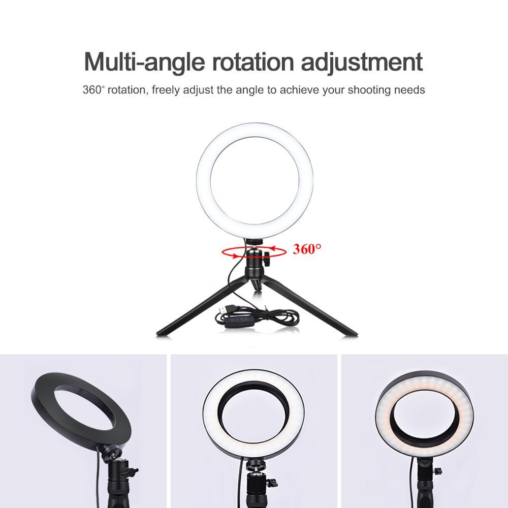 YJRL-10 10-zoll-led Ring Light Photography Video Live Studio Fill Light Mit Stativklasse-3