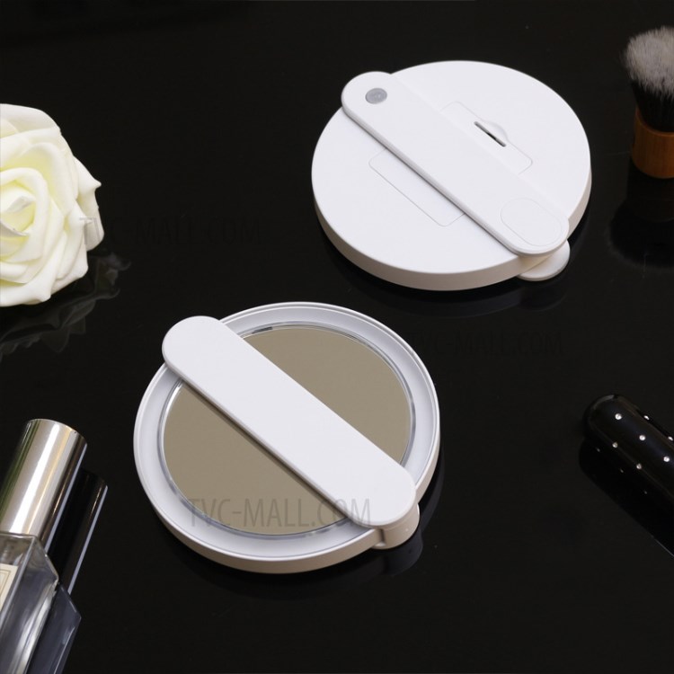 SM295 Folded Portable Mini LED Makeup Mirror Cosmetic Beauty Mirror with Night Light-6