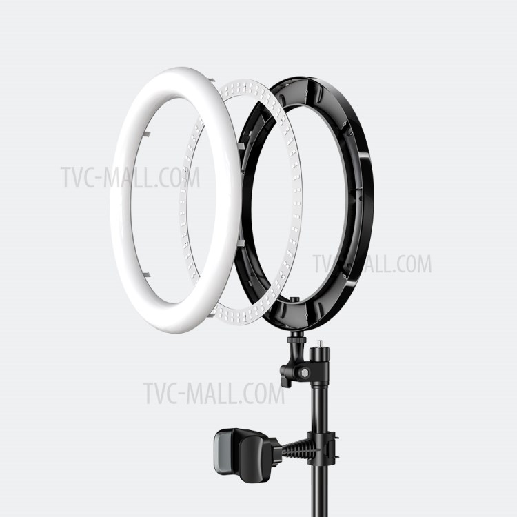 MCDODO TB-7970 Extendable Phone Tripod Stand Selfie Ring Light for Live Video - Black-6