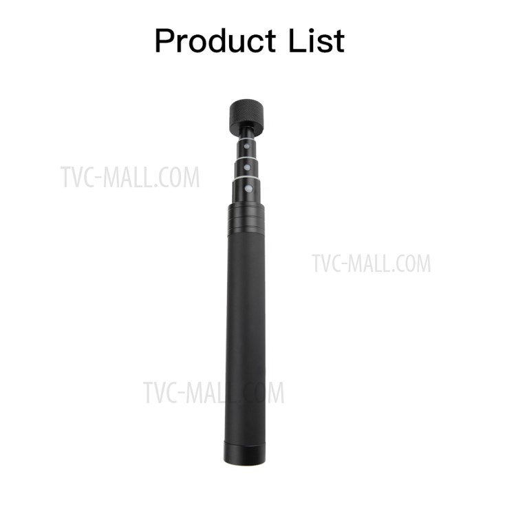 RCSTQ Four-section Scalable Aluminum Alloy Selfie Stick Extension Rod for Osmo Pocket 1/2-10