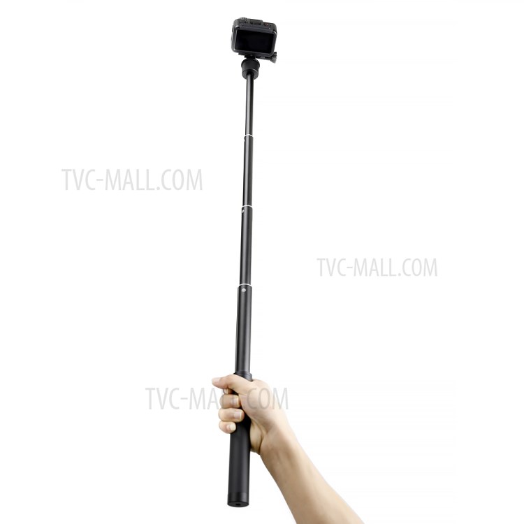 RCSTQ Four-section Scalable Aluminum Alloy Selfie Stick Extension Rod for Osmo Pocket 1/2-14
