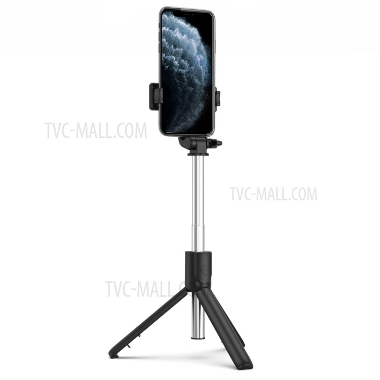 R1 Mobile Bluetooth Selfie Stick Tripod Remote Control Telescopic Rod Live Streaming Bracket - Black-3