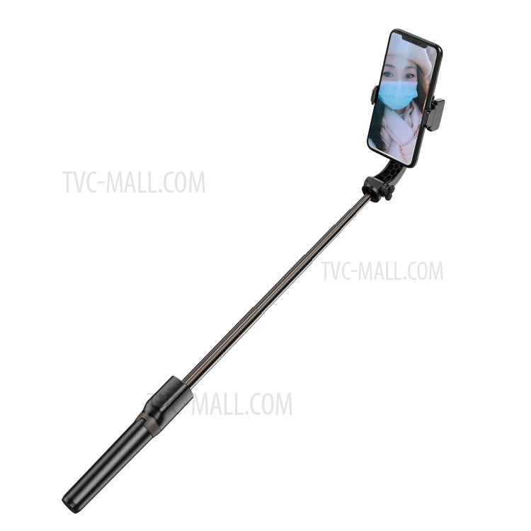 R15 Falten Anti-Shake-Handy-Selfie-Stick-Stabilisator Einstellbarer Stativständer Für IOS Android - Schwarz-5