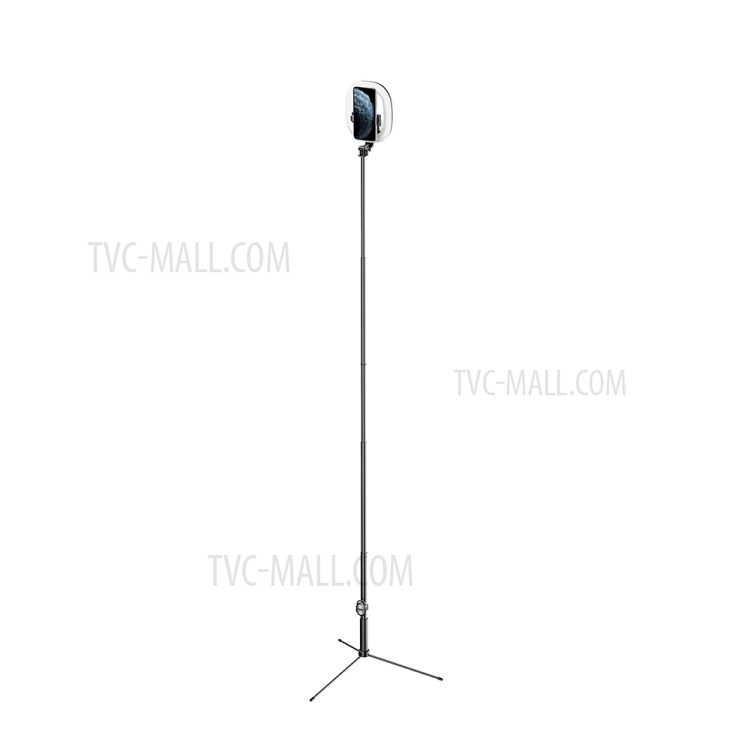 R11 1.8m Telescopic Bluetooth Selfie Stick Tripod Stand with 6inch LED Ring Light-3