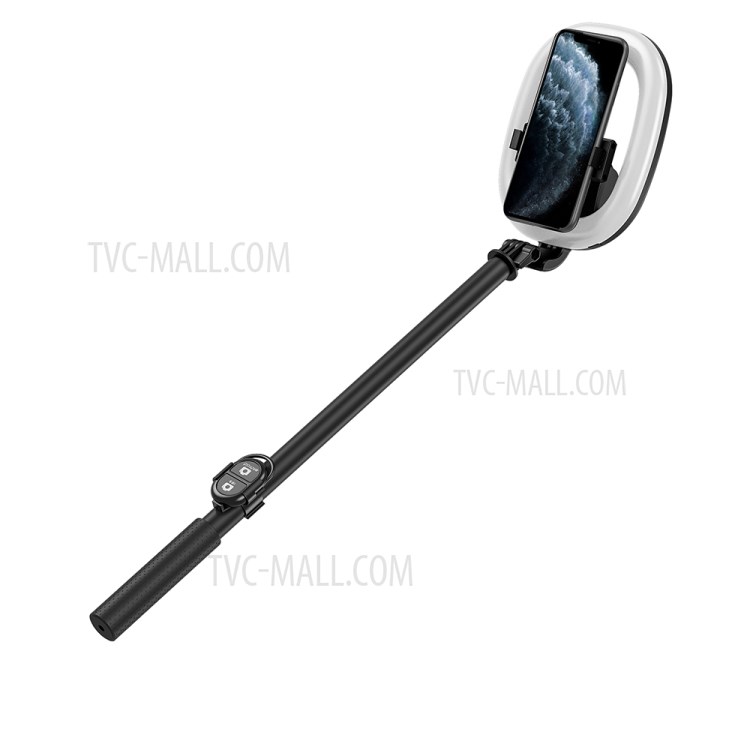 R11 1.8m Telescopic Bluetooth Selfie Stick Tripod Stand with 6inch LED Ring Light-4
