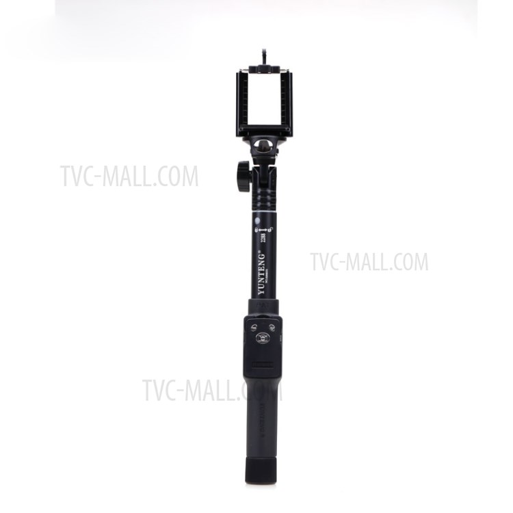 YUNTENG 2288 Extendable Selfie Stick Monopod with Bluetooth Remote and Phone Holder-2