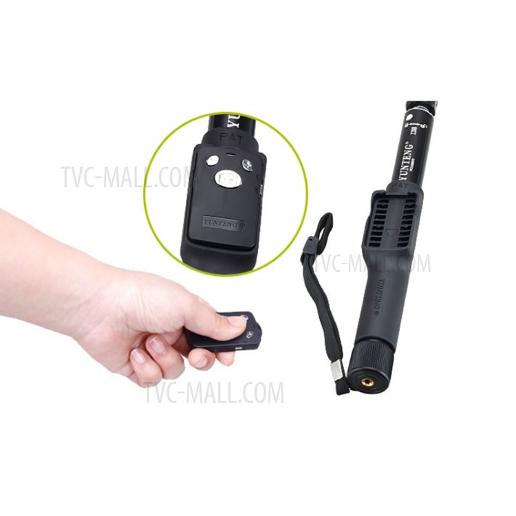 YUNTENG 2288 Extendable Selfie Stick Monopod with Bluetooth Remote and Phone Holder-5