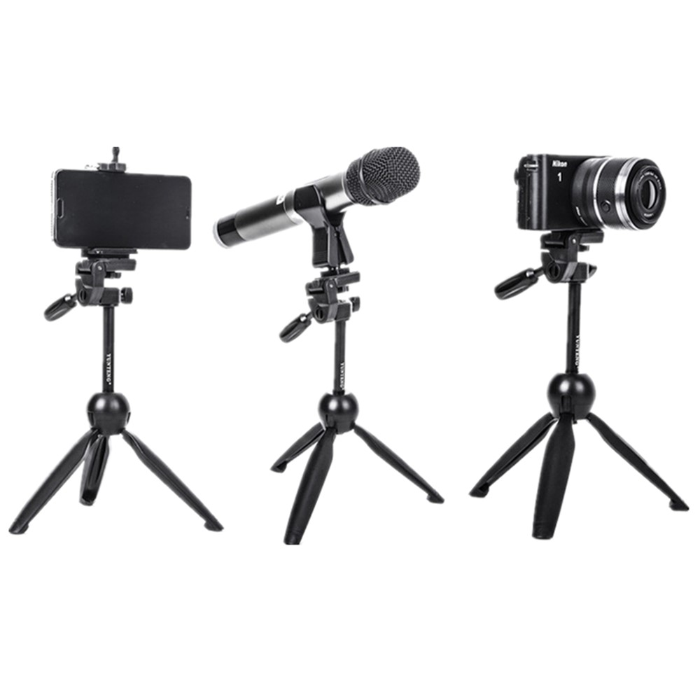 YUNTENG 2280 Multifunction Professional Desktop Mini Tripod for Phone Camera Microphone-3