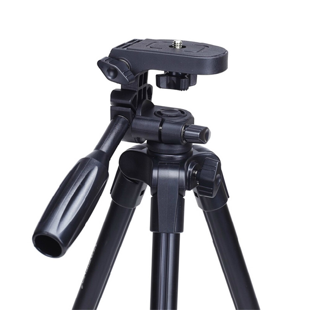 YUNTENG 520 Portable Tripod + Damping Head and Carrying Bag for Canon Nikon DSLR Camera-14
