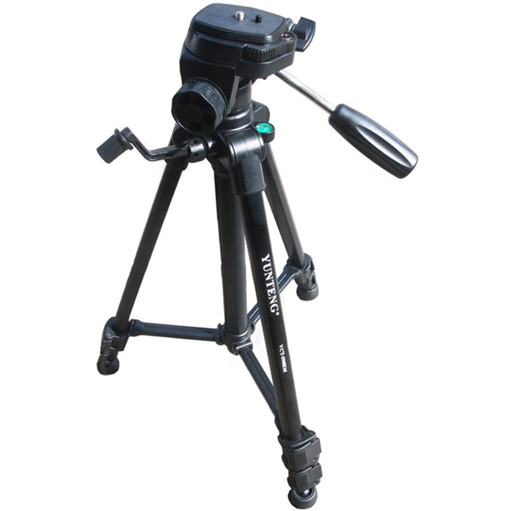YUNTENG VCT-590 Portable Tripod with Damping Head for Canon Nikon Sony SLR Camera-2