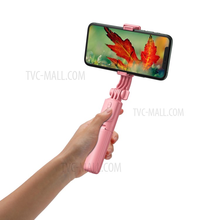 H8 3 in 1 Selfie Stick Phone Tripod Extendable Monopod with Bluetooth Remote for Smartphone Selfie Stick - Pink-3