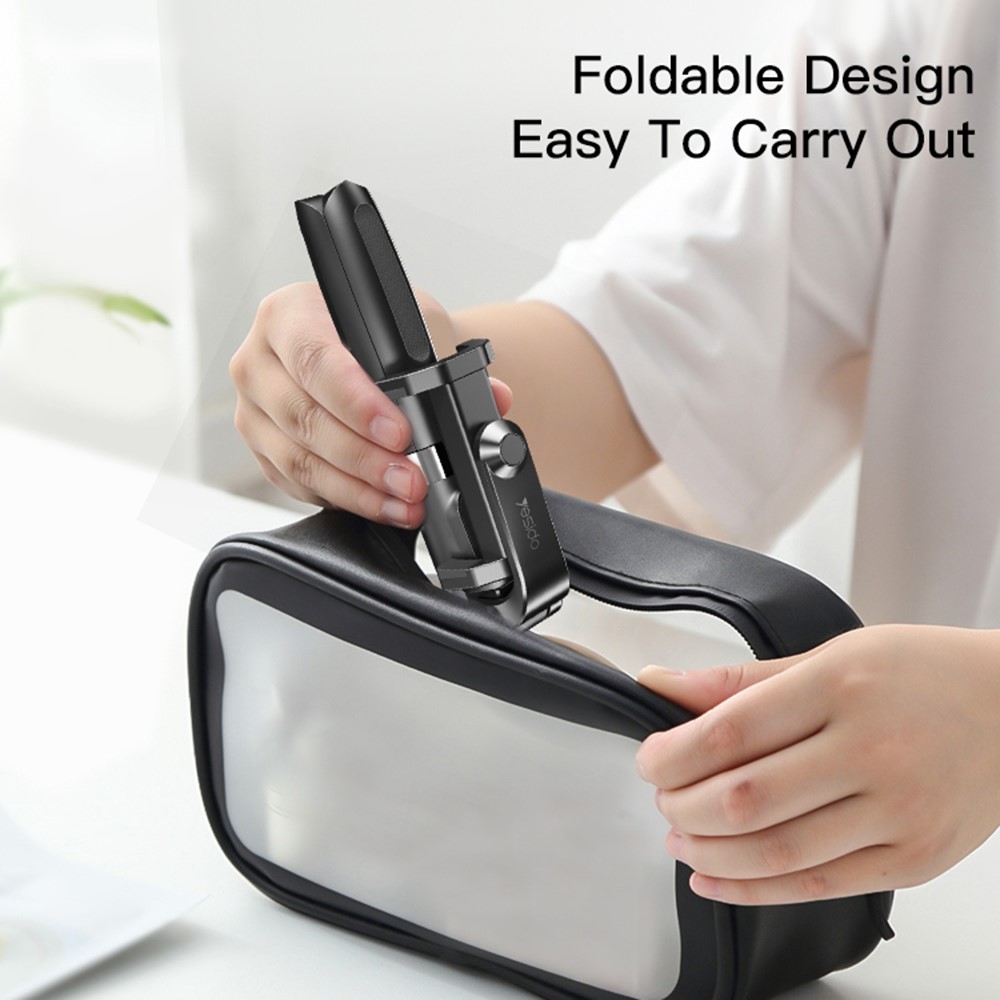 YESIDO SF11 Bluetooth Remote Control Mobile Phone Holder Tripod Extendable Selfie Stick-5