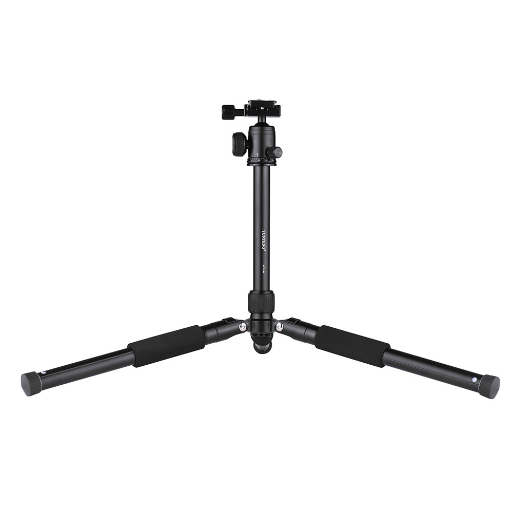 YUNTENG VCT-190 Professional Camera Tripod Stand Portable Monopod with Ball Head 5-Section Adjustable Camera Tripod for SLR ILDC Camcorder DV-8