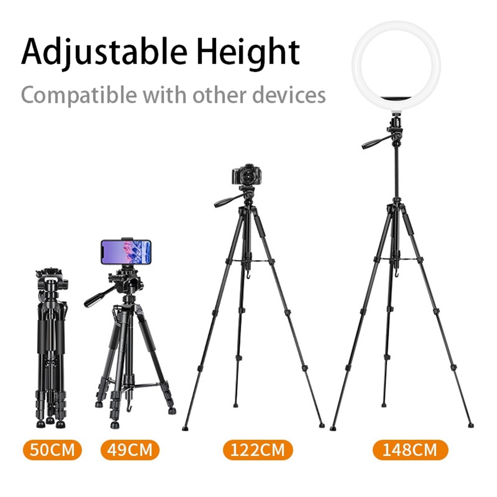 SOMITA ST-666 for Canon/Nikon/Sony DSLR Camera Phone Holder Portable Retractable Tripod Stand-4