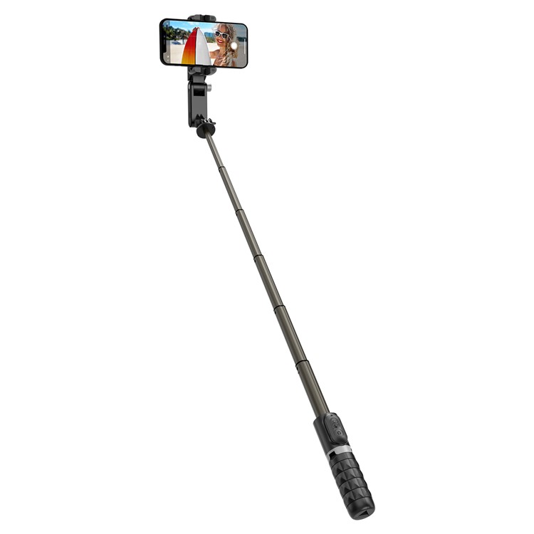 P18 Smartphone Gimbal Stabilizer Barra de Extensión Selfie Stick Sostidor de Teléfono Soporte de Trípode Con Luz de Relleno y Seguimiento de la Cara Función-14