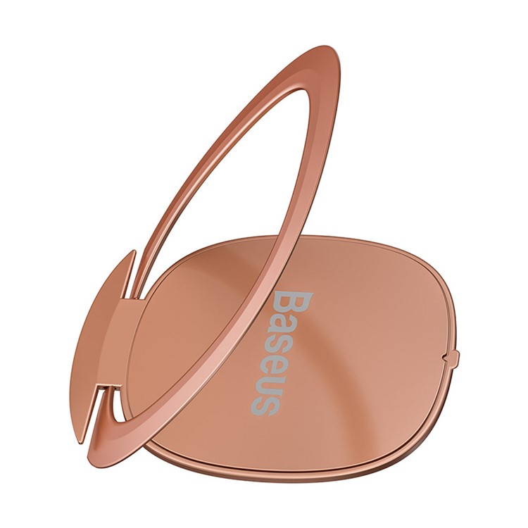 BASEUS Universal Phone Ring Holder Stand Phone Finger Kickstand Grip - Rose Gold-9