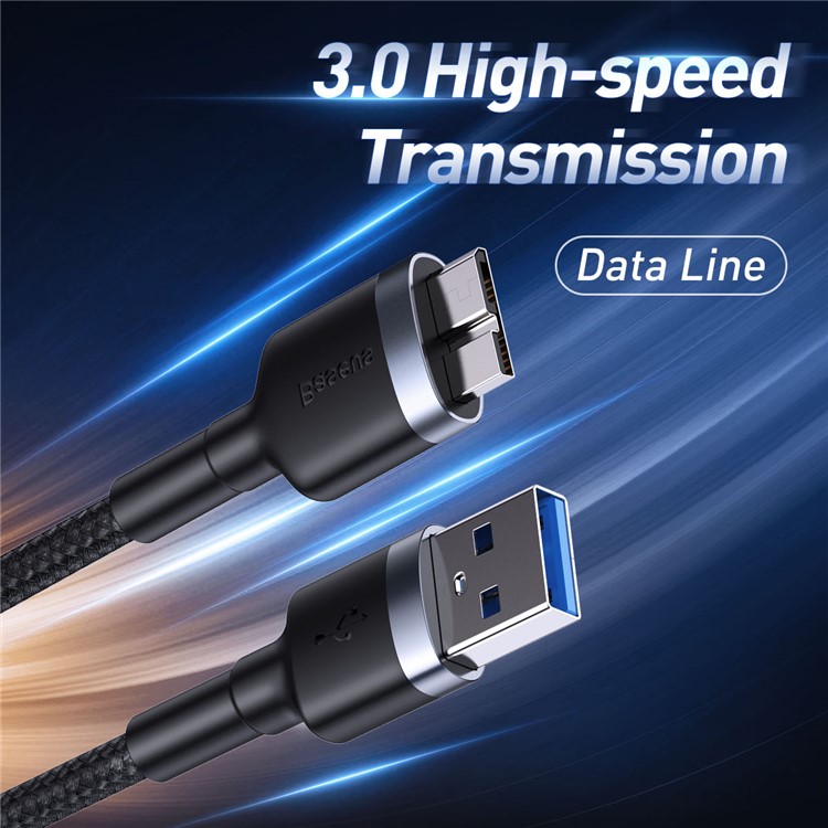 BASEUS Cafule Cable USB 3.0 Male to Micro-B Date Cord 2A 1m-4