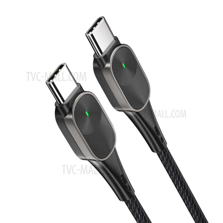 ESSAGER 1M 60W USB-C to USB-C Cable PD Fast Charging Cable for Samsung Huawei Xiaomi - Tarnish