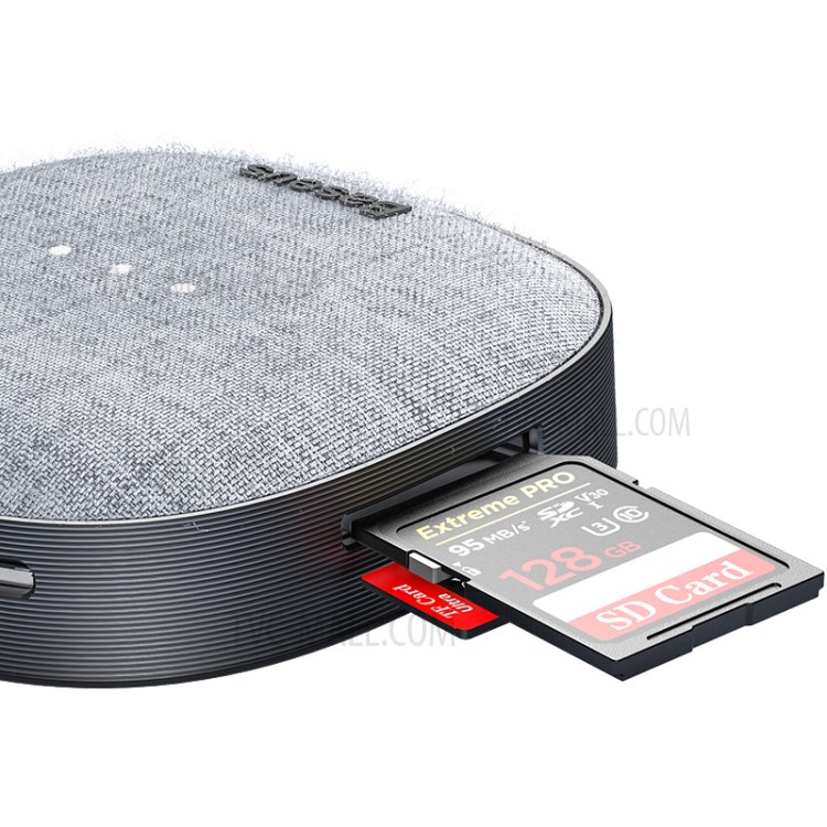 Tela BASEUS 7 En 1 Concentrador De Tipo-c Con USB3.0 * 2 + HDMI * 1 + RJ45 * 1 + SD / TF + PD-3