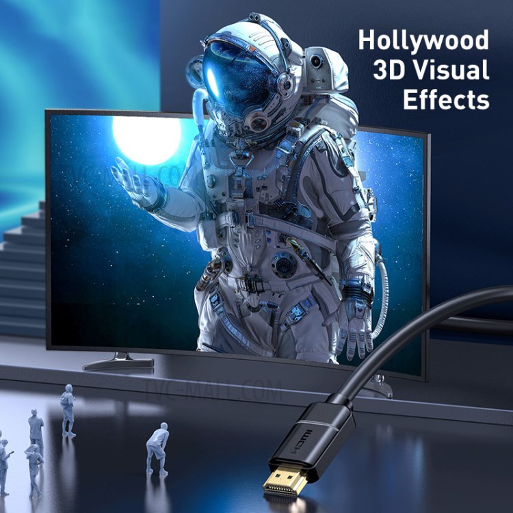 BASEUS 4K High Definition Series HDMI to HDMI Adapter Cable 12m Black-7