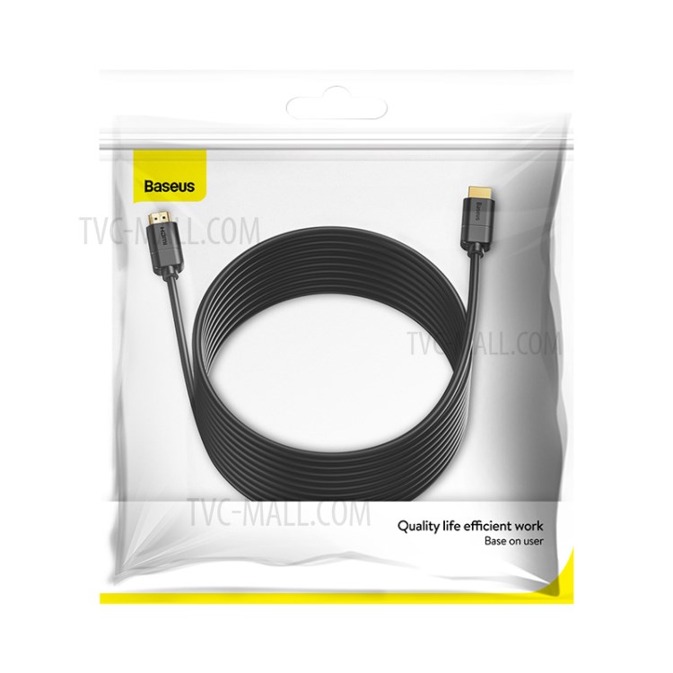 BASEUS 4K High Definition Series HDMI 2.0 Male-to-Male Adapter Cable 10m Black-17