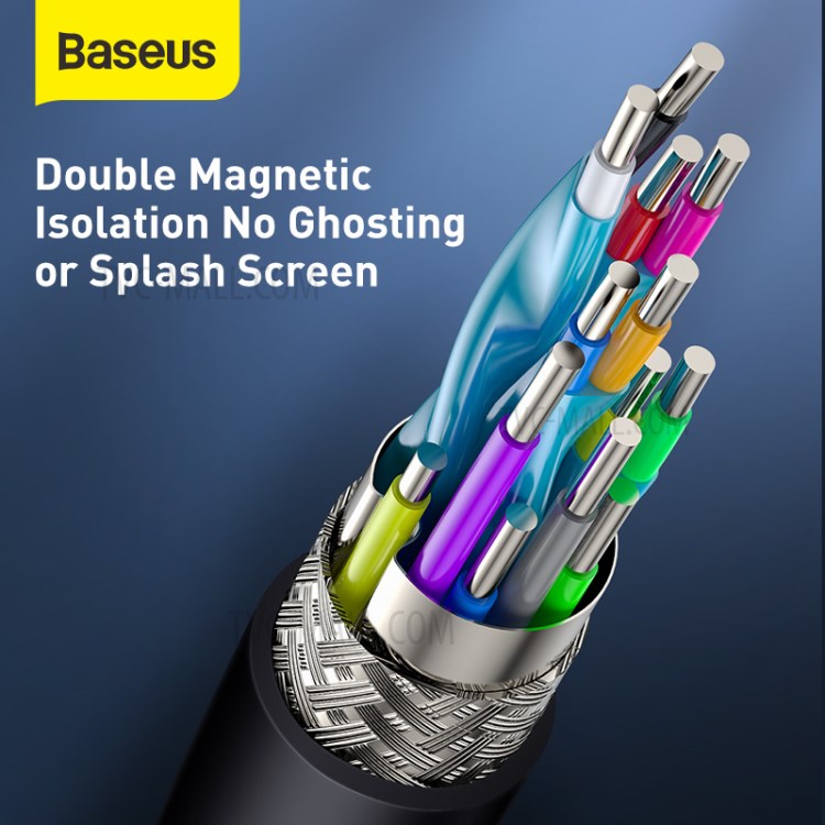 BASEUS 4K High Definition Series HDMI 2.0 Male-to-Male Adapter Cable 10m Black-5